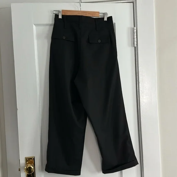 Wright and Doyle Black Pleated Trousers - Picture 4 of 10